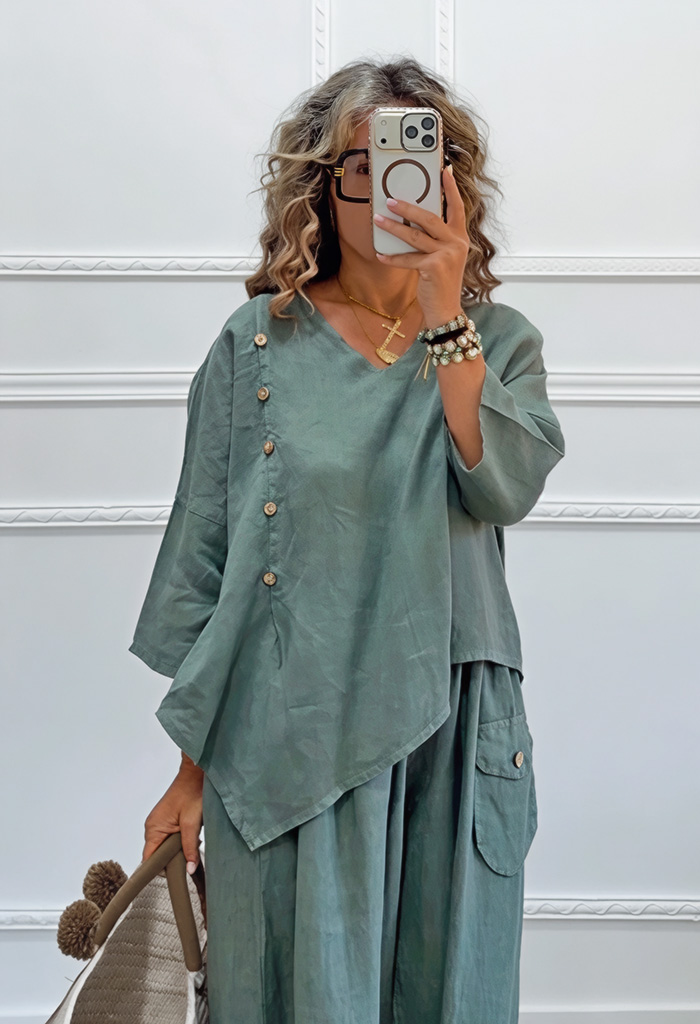 Oversized σετ χακί Oversized σετ χακί