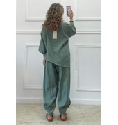 Oversized σετ χακί Oversized σετ χακί