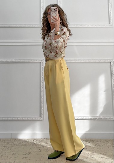 Παντελόνα κίτρινη