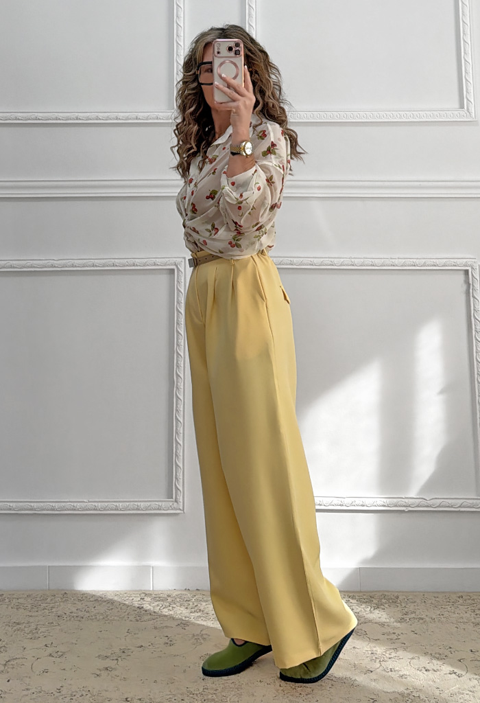 Παντελόνα κίτρινη