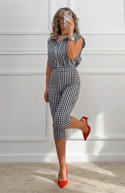 Αμάνικο καρό πουκάμισο