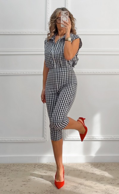 Αμάνικο καρό πουκάμισο