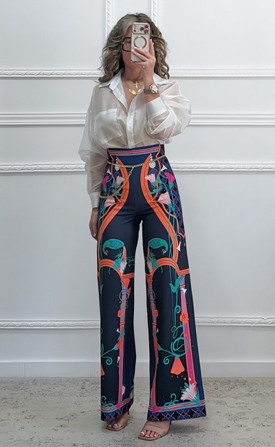 Ημιδιάφανο πουκάμισο λευκό