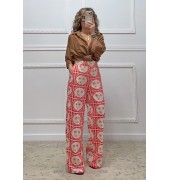 Wide leg παντελόνα