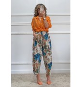 Ημιδιάφανο πουκάμισο πορτοκαλί