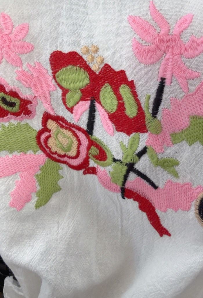 Boho πουκαμίσα με κεντήματα