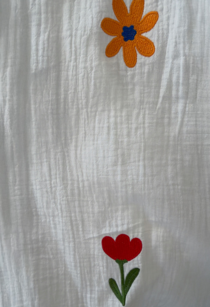 Boho πουκαμίσα με κεντήματα