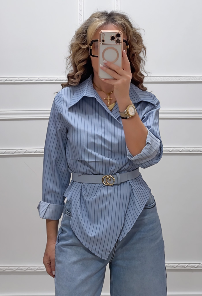 Ριγέ πουκάμισο κρουαζέ