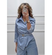 Ριγέ πουκάμισο κρουαζέ