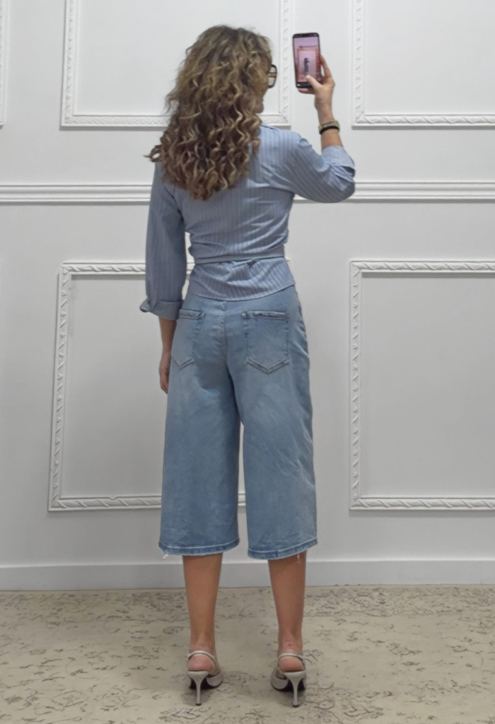 Ριγέ πουκάμισο κρουαζέ