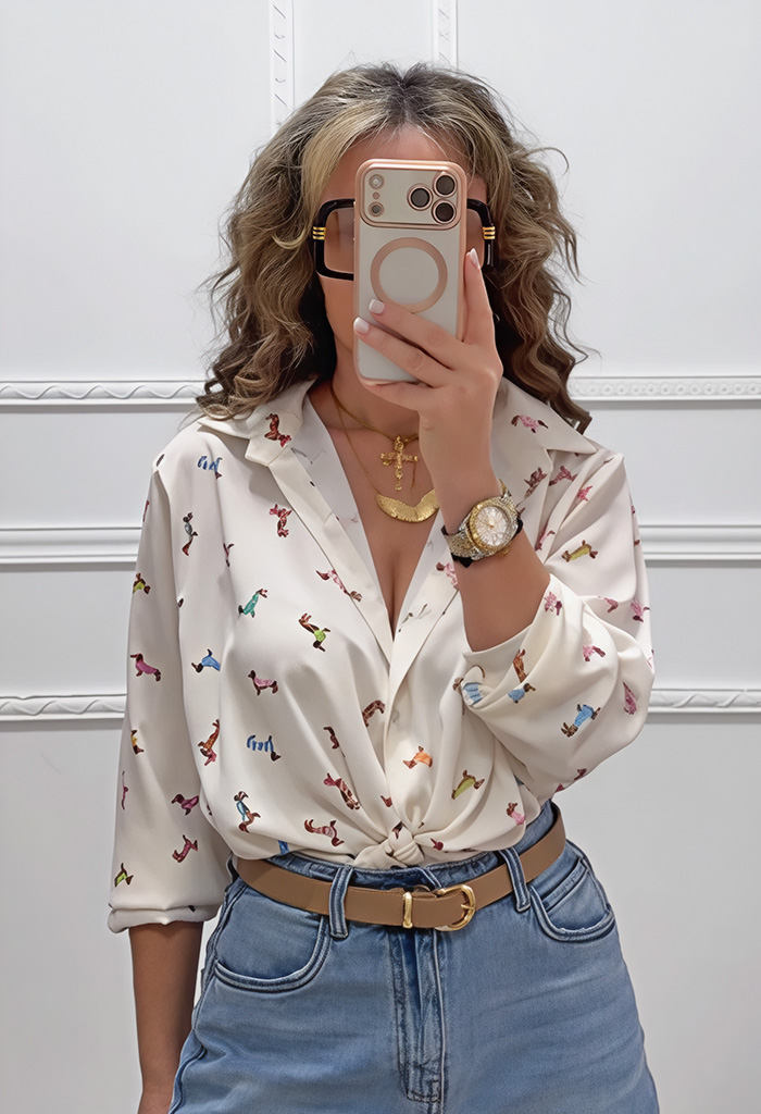 Πουκάμισο με print