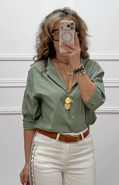 Πουκάμισο χακί