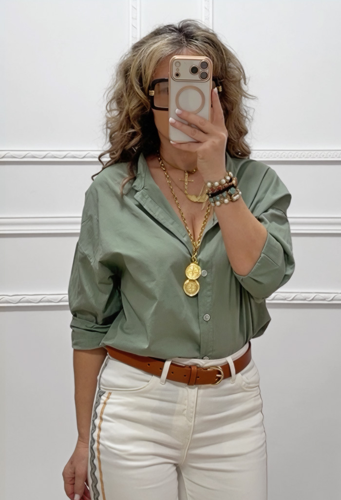 Πουκάμισο χακί