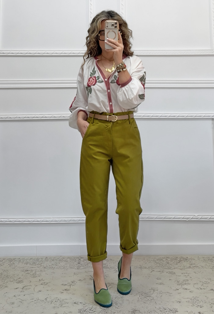 Boho πουκαμίσα με κεντήματα Boho πουκαμίσα με κεντήματα