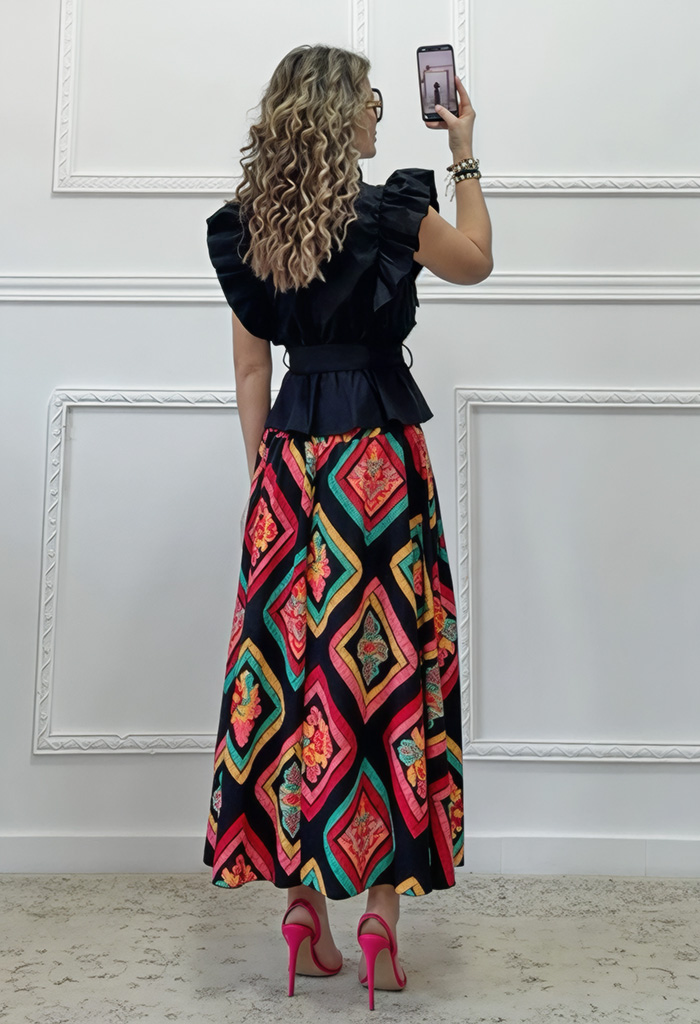 Boho φούστα
