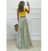 Μακριά ριγέ φούστα Μακριά ριγέ φούστα