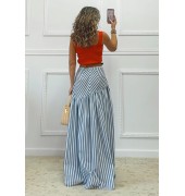 Μακριά ριγέ φούστα Μακριά ριγέ φούστα