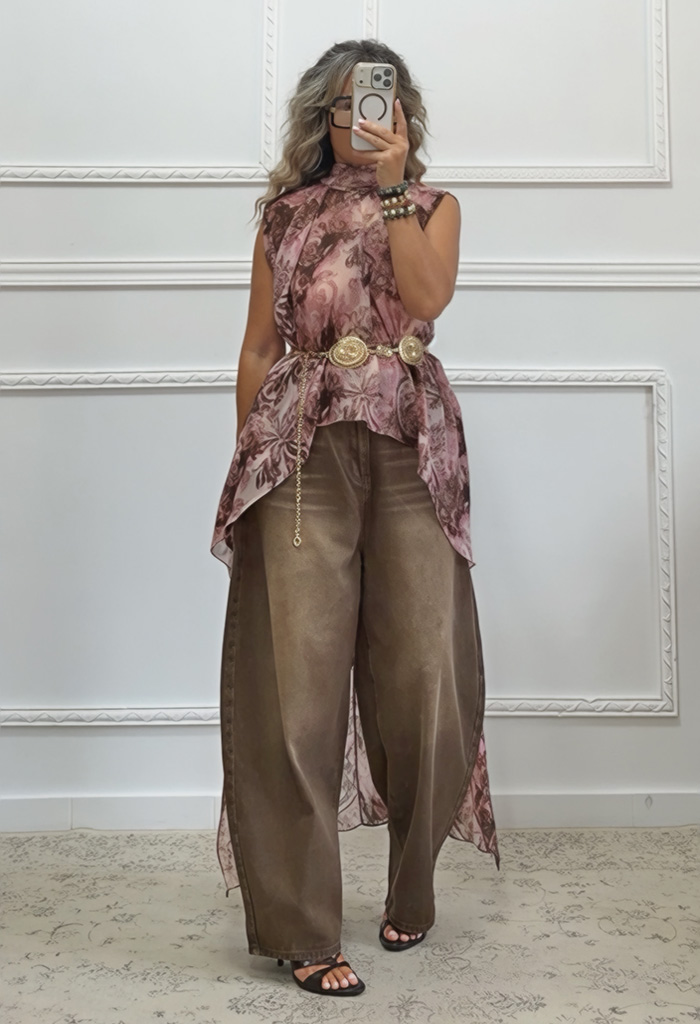 Boho ασύμμετρη τουνίκ Boho ασύμμετρη τουνίκ